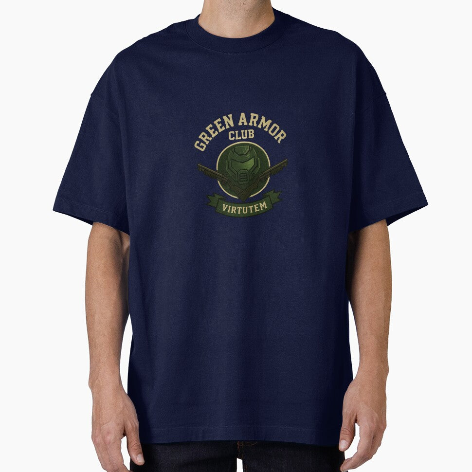 Green Armor Club - Doom Veteran by GeekyGorevan T-Shirts, Hoodie, Sweatshirt | BlankRebels.com (Image 1)