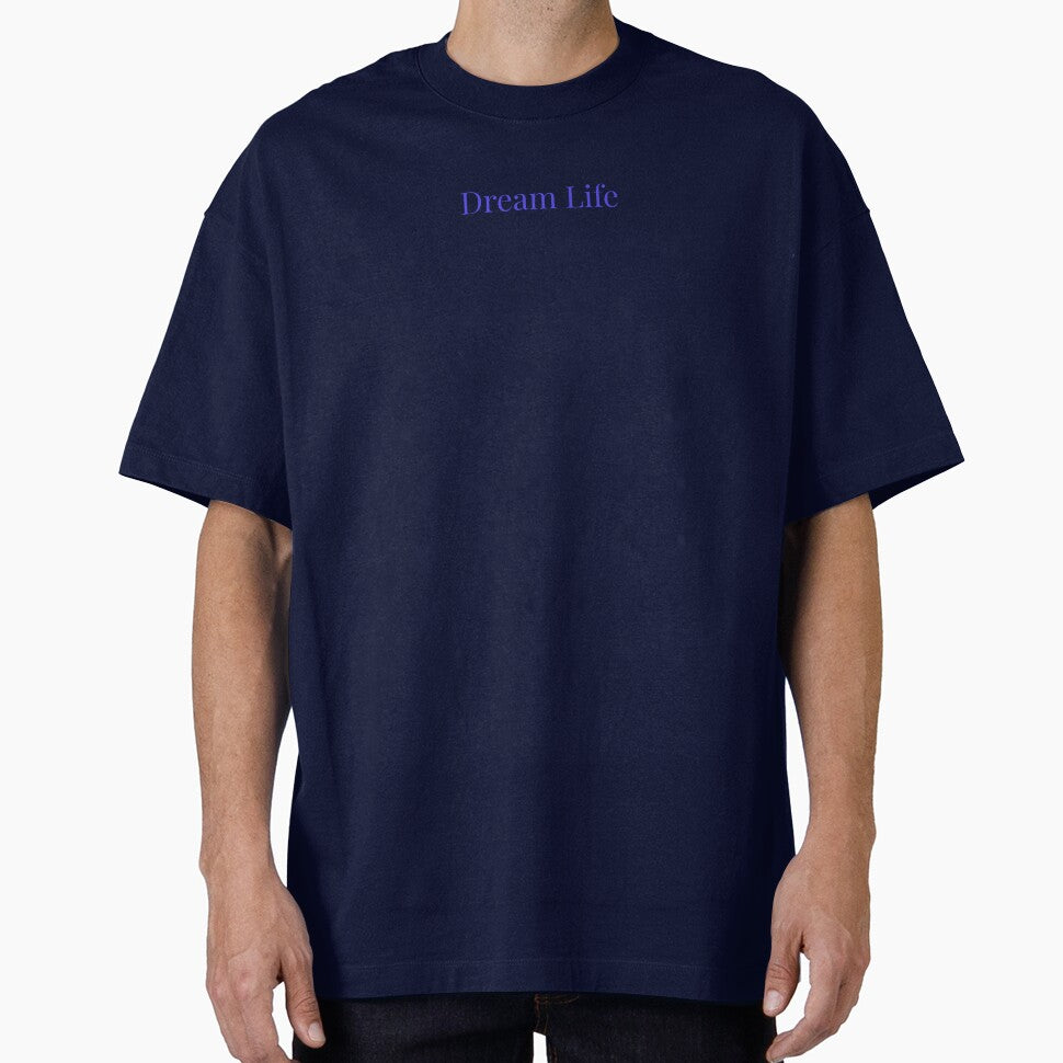 Dream Life Minimal Quote by VibeShift Studio T-Shirts, Hoodie, Sweatshirt | BlankRebels.com (Image 1)