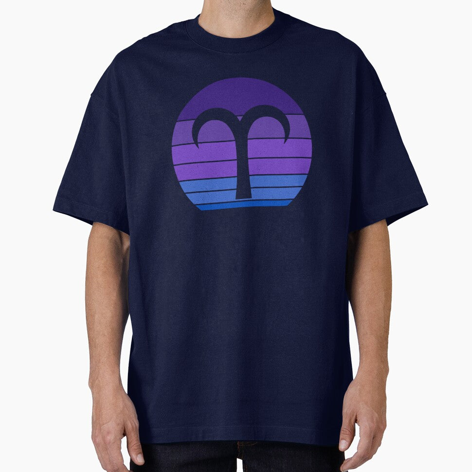 retro aries galaxy zodiac star sign symbol by KleverOlivier T-Shirts, Hoodie, Sweatshirt | BlankRebels.com (Image 1)