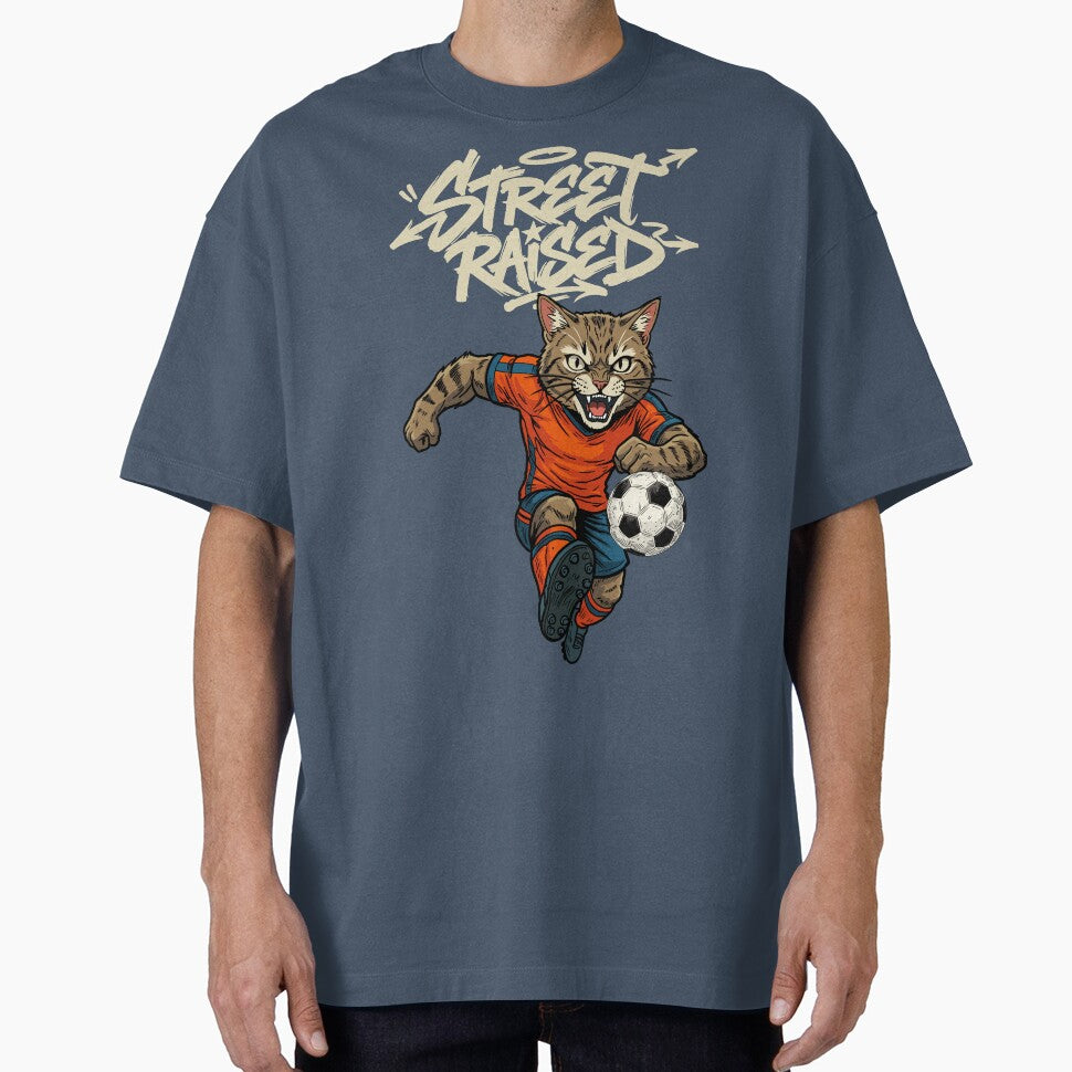 Street Raised Soccer Cat by CARPIO Creations
