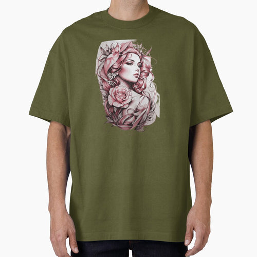 "Ethereal Elegance: Vectorized Sketch Tattoo" by LoveSecrets T-Shirts, Hoodie, Sweatshirt | BlankRebels.com (Image 1)