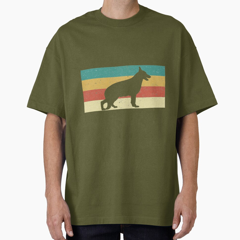 Funny  shepherd dog  gift  retro vintage  t shirt by mohmmed22