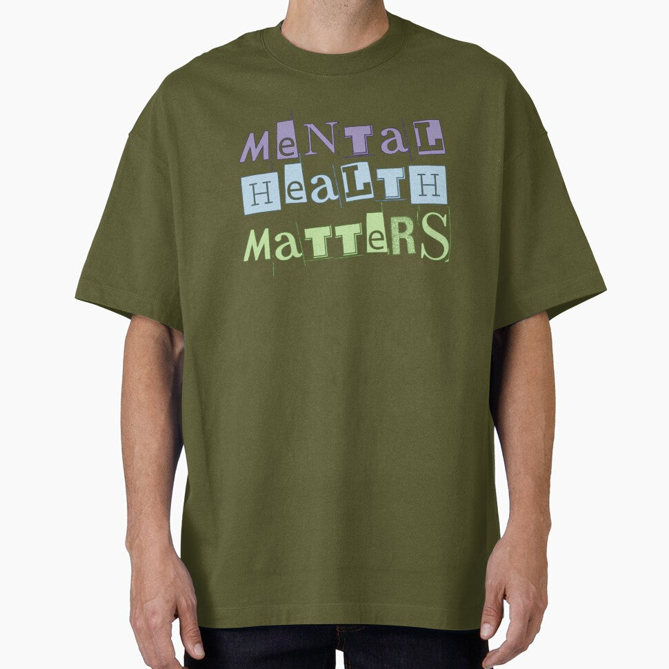Mental Health Matters Stencil by Mc  Matters T-Shirts, Hoodie, Sweatshirt | BlankRebels.com (Image 1)