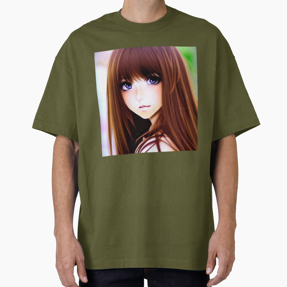 Manga Girl Brunette Manga Girl Brown Hair Manga Girl Manga T-Shirts, Hoodie, Sweatshirt