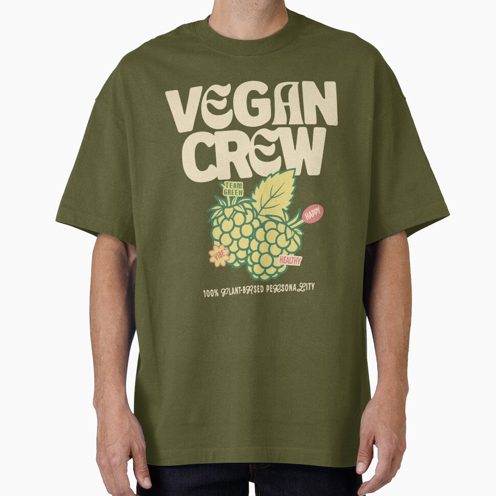 Vegan Crew Plant-Based Lifestyle Illustration by sazuii T-Shirts, Hoodie, Sweatshirt | BlankRebels.com (Image 1)