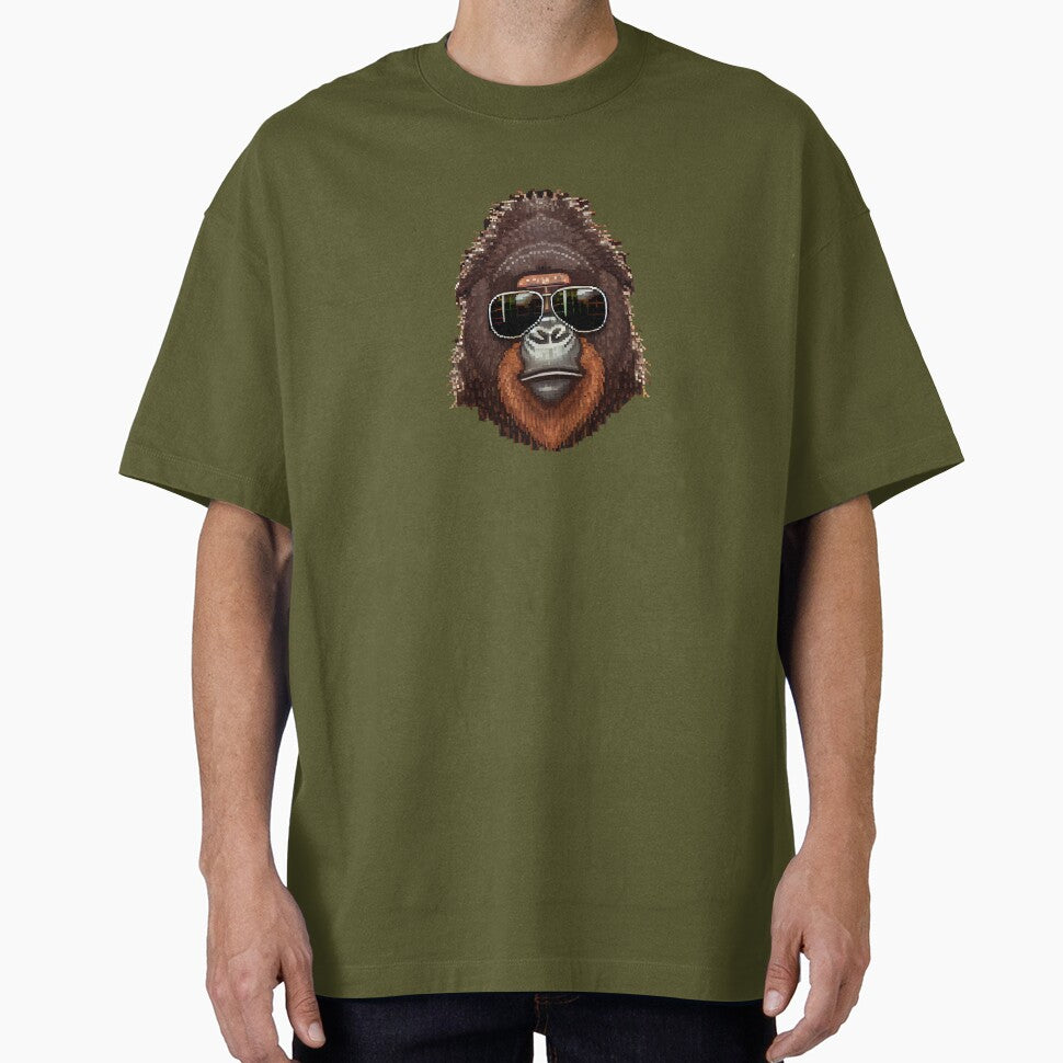 Orangutan with sunglasses. by Pixelarium