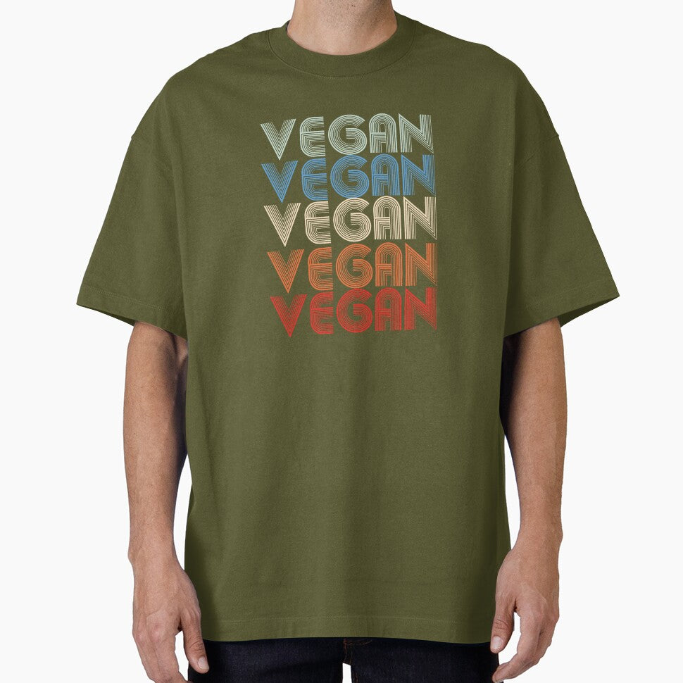 Retro Vegan Plant Based Vegan Life by ArtMeetsPizza T-Shirts, Hoodie, Sweatshirt | BlankRebels.com (Image 1)