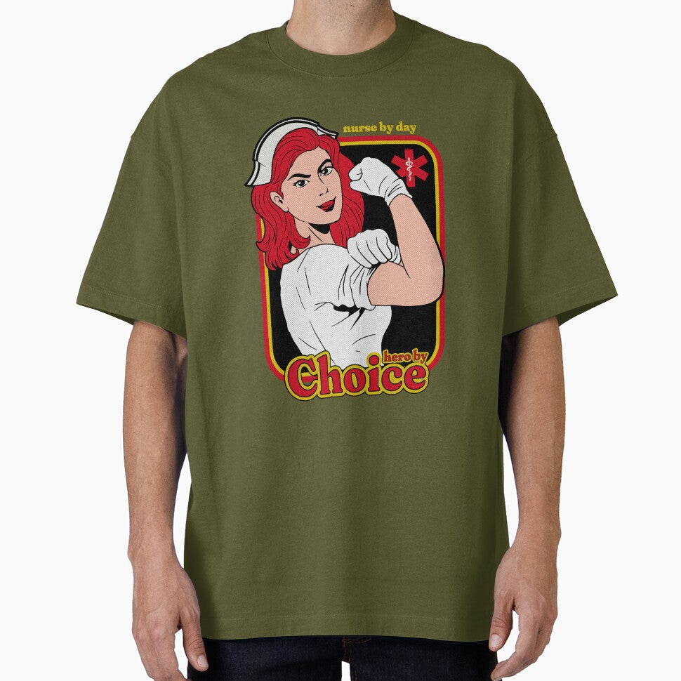 Nurse by day, hero by choice - Nurse Daily by CROWNLIGHT T-Shirts, Hoodie, Sweatshirt | BlankRebels.com (Image 1)
