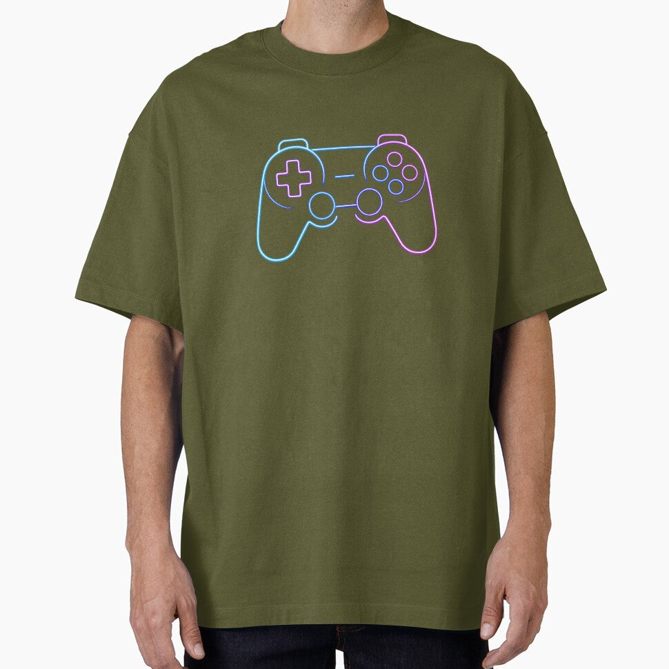 Gaming Controller Neon Style by Mistikshop T-Shirts, Hoodie, Sweatshirt | BlankRebels.com (Image 1)