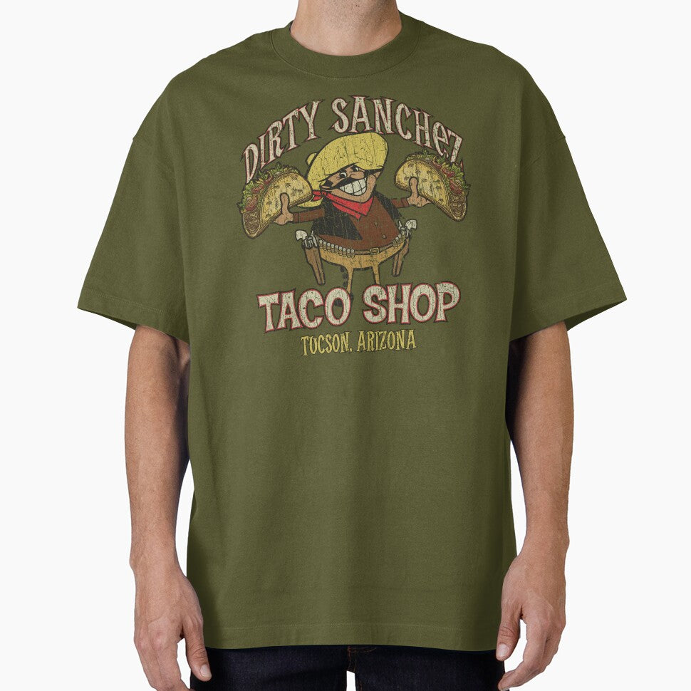 Dirty Sanchez Taco Shop 1982 by AstroZombie6669 T-Shirts, Hoodie, Sweatshirt | BlankRebels.com (Image 1)