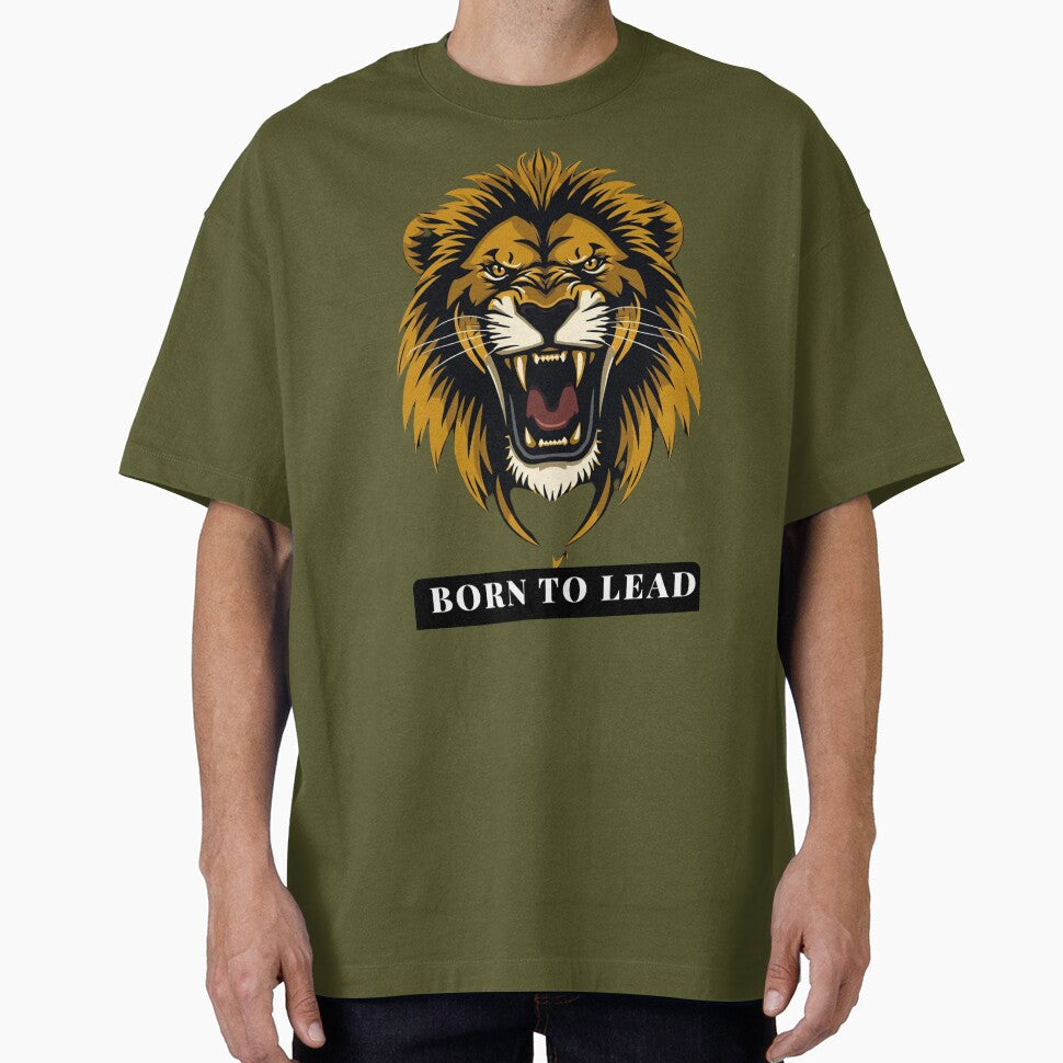 Born to Lead – Fierce Lion Motivation Art by Ashish66K