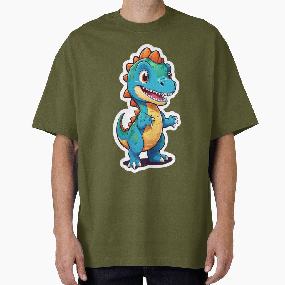 cute blue dinosaur sticker by KIDS-PRINTS T-Shirts, Hoodie, Sweatshirt | BlankRebels.com (Image 1)