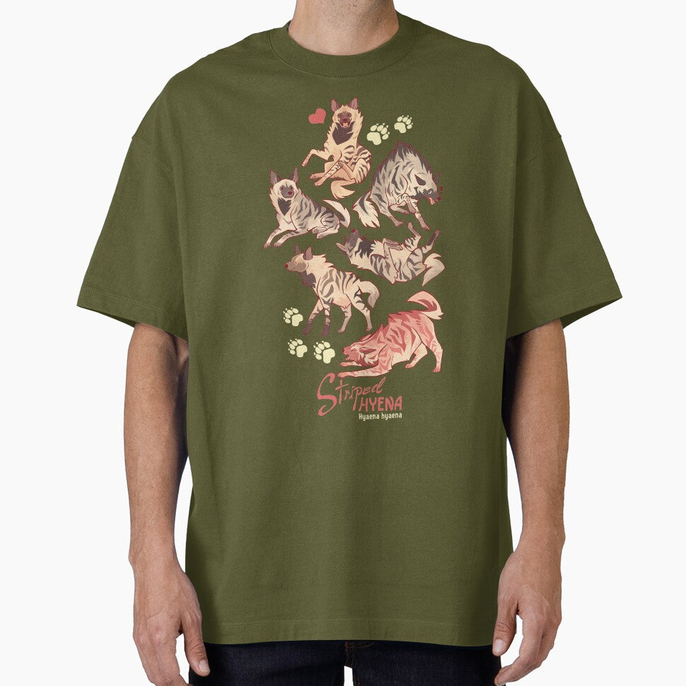 Striped hyena sticker and goodies pack by Colordrilos T-Shirts, Hoodie, Sweatshirt | BlankRebels.com (Image 1)