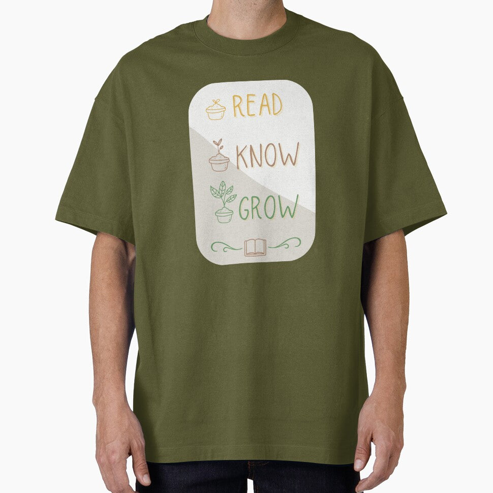 Read, Know, Grow by NineSvn T-Shirts, Hoodie, Sweatshirt | BlankRebels.com (Image 1)