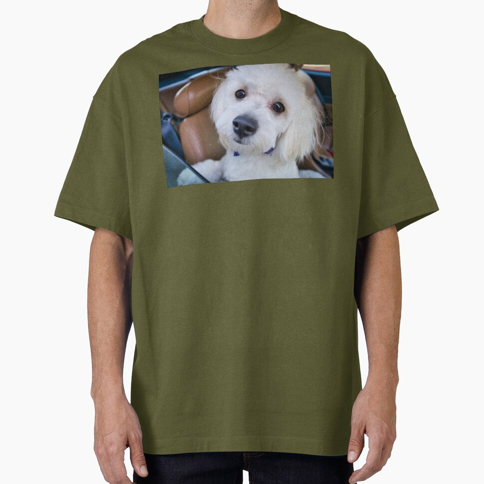 White Fluffy Dog by edwinvisuals T-Shirts, Hoodie, Sweatshirt | BlankRebels.com (Image 1)