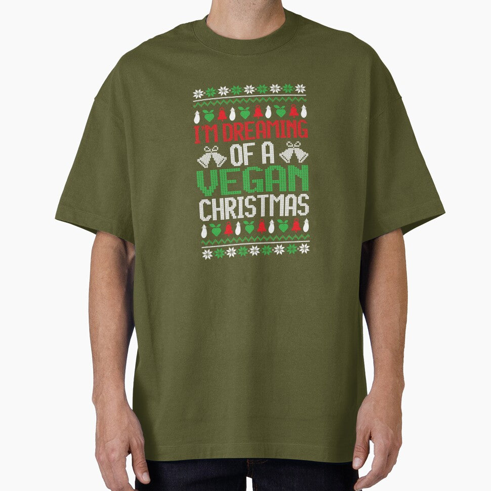 I'm Dreaming of a Vegan Christmas Vegan Life by ArtMeetsPizza T-Shirts, Hoodie, Sweatshirt | BlankRebels.com (Image 1)