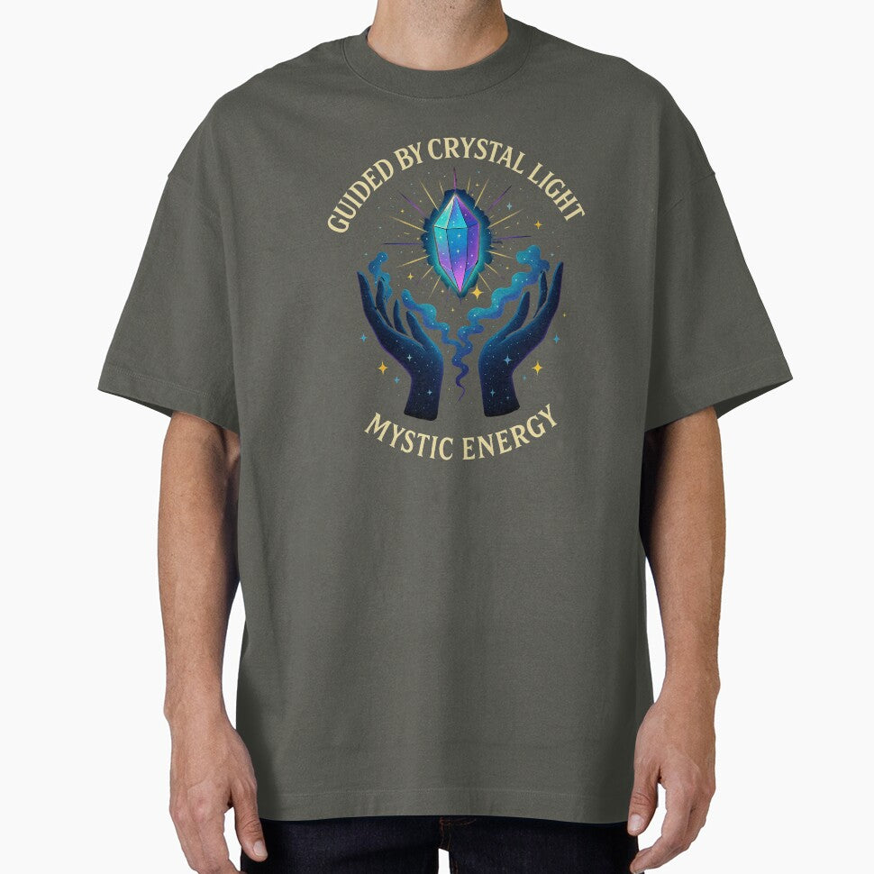 Guided by Crystal Light – Mystical Crystal Design by IsyLaneDesign T-Shirts, Hoodie, Sweatshirt | BlankRebels.com (Image 1)