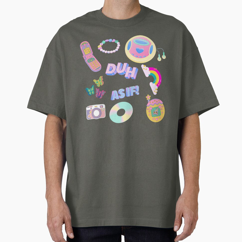 Y2K Aesthetic Pattern by ami.creations T-Shirts, Hoodie, Sweatshirt | BlankRebels.com (Image 1)