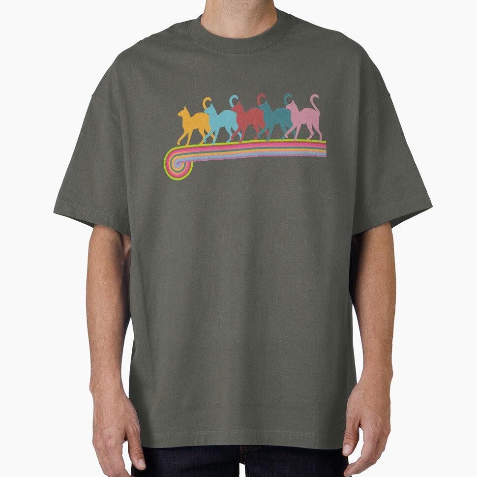 Retro Kitty Cats | NickerStickers® on Redbubble by NickerStickers T-Shirts, Hoodie, Sweatshirt | BlankRebels.com (Image 1)