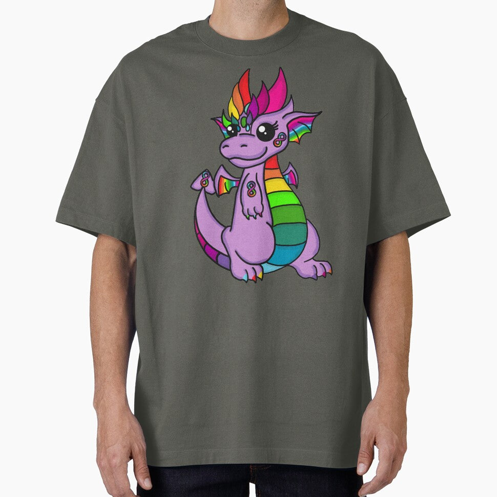 Neurodivergent dragon by DeLovrly Designs T-Shirts, Hoodie, Sweatshirt | BlankRebels.com (Image 1)
