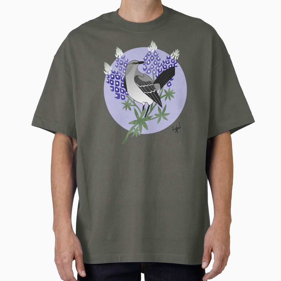 Texas Mockingbird Blue Bonnet T-Shirts, Hoodie, Sweatshirt