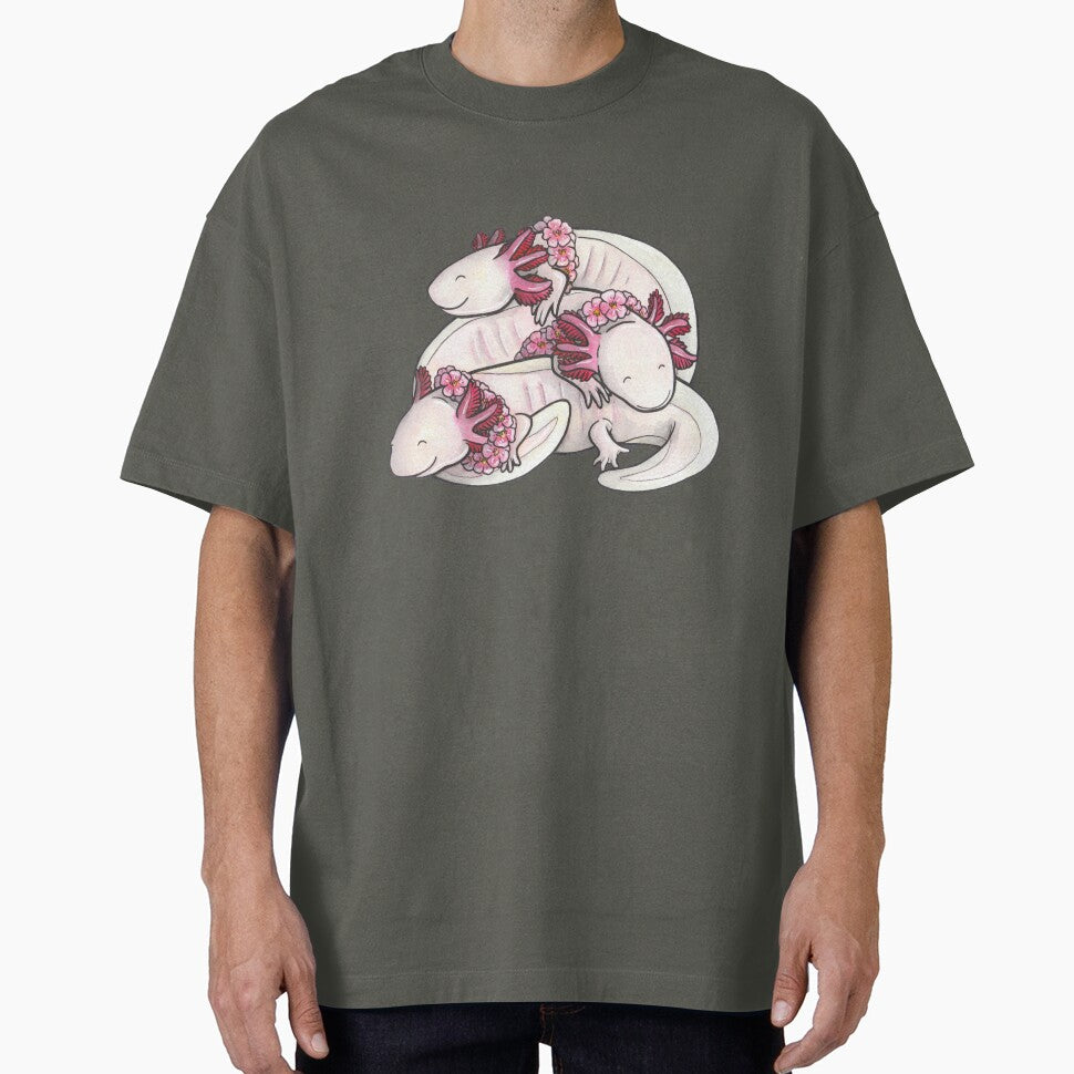 Sleeping pile of axolotls by animalartbyjess T-Shirts, Hoodie, Sweatshirt | BlankRebels.com (Image 1)