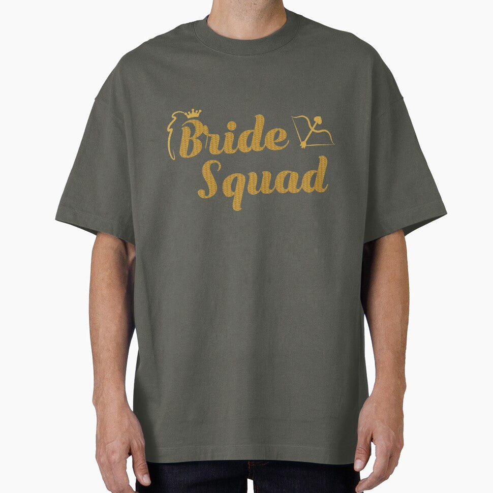 Womens Bride Squad Bachelorette Party T Shirt by blive Hoodie, Sweatshirt | BlankRebels.com (Image 1)