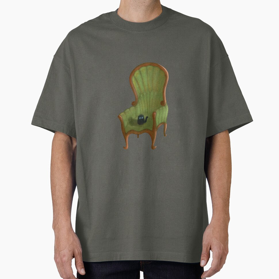 Cute Small Cat on a Chair by janaamilo T-Shirts, Hoodie, Sweatshirt | BlankRebels.com (Image 1)