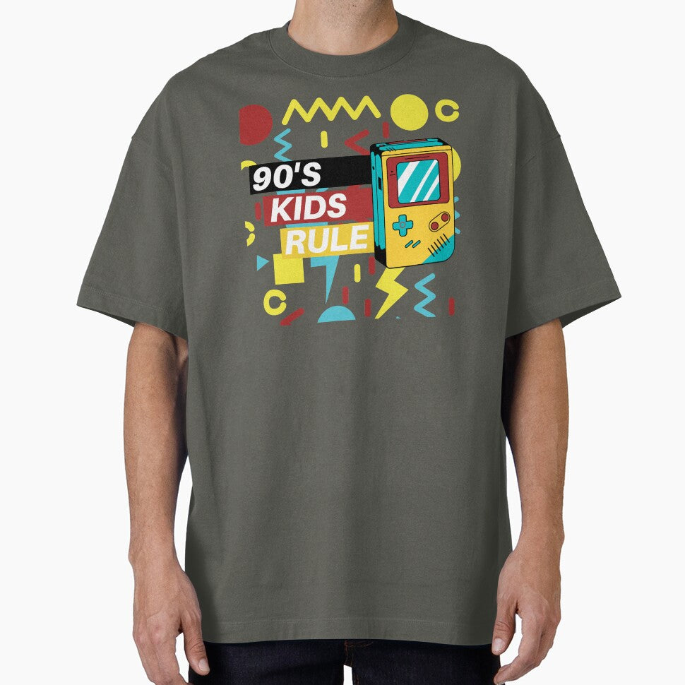 90's kids rule by Bookish Dragon T-Shirts, Hoodie, Sweatshirt | BlankRebels.com (Image 1)