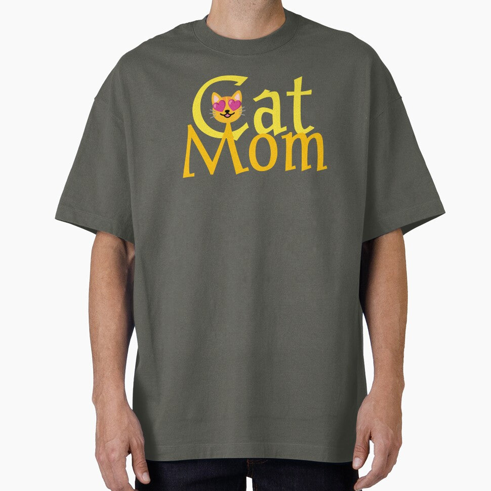 Cat Mom Heart Eyes Moon - Cute Cat Lover Gift for Women by Faali950 T-Shirts, Hoodie, Sweatshirt | BlankRebels.com (Image 1)