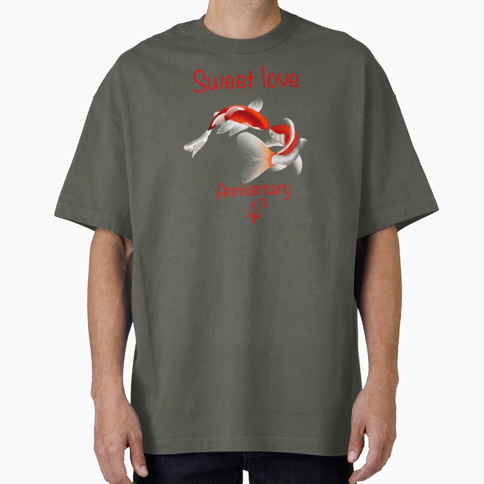 Couple anniversary 4th by DerisArt T-Shirts, Hoodie, Sweatshirt | BlankRebels.com (Image 1)