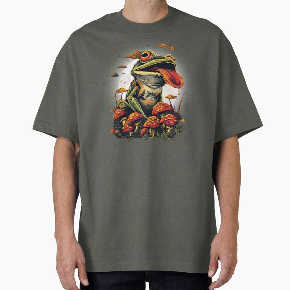 FROG TRIPPING OUT ON TOO MUCH COTTAGECORE! by NikoDeeko T-Shirts, Hoodie, Sweatshirt | BlankRebels.com (Image 1)