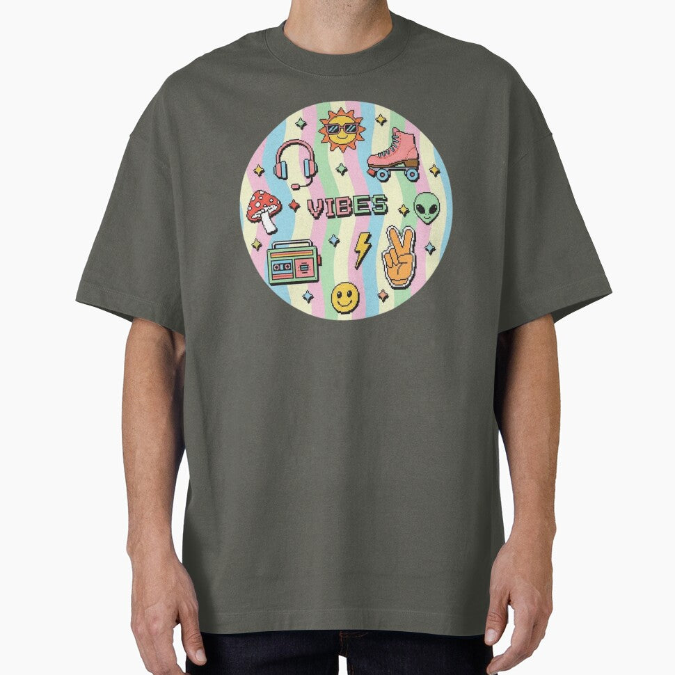 Retro Pixel Vibes – Cute 8-Bit Aesthetic Art by anandsiva2703 T-Shirts, Hoodie, Sweatshirt | BlankRebels.com (Image 1)