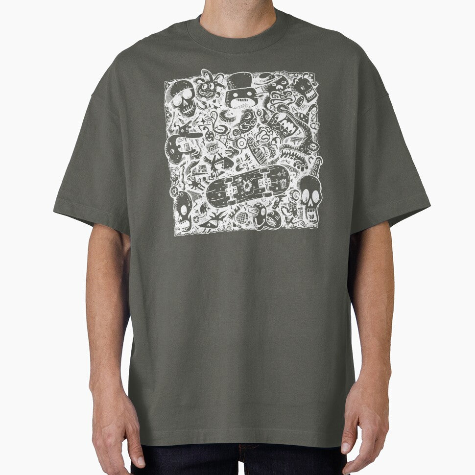 Skateboard Doodle Art T-Shirts, Hoodie, Sweatshirt