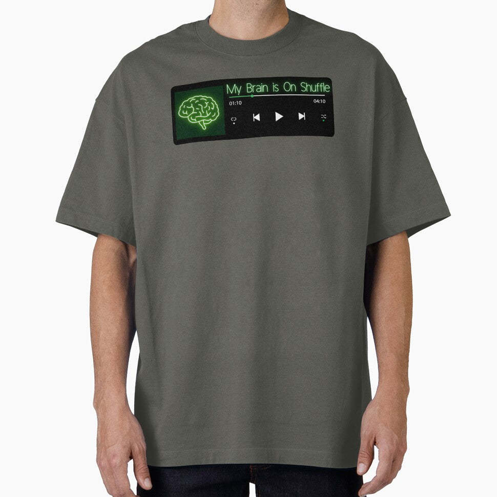 ADHD | My Brain is on Shuffle: Neurodiversity Vibes by Allie-Vesper T-Shirts, Hoodie, Sweatshirt | BlankRebels.com (Image 1)