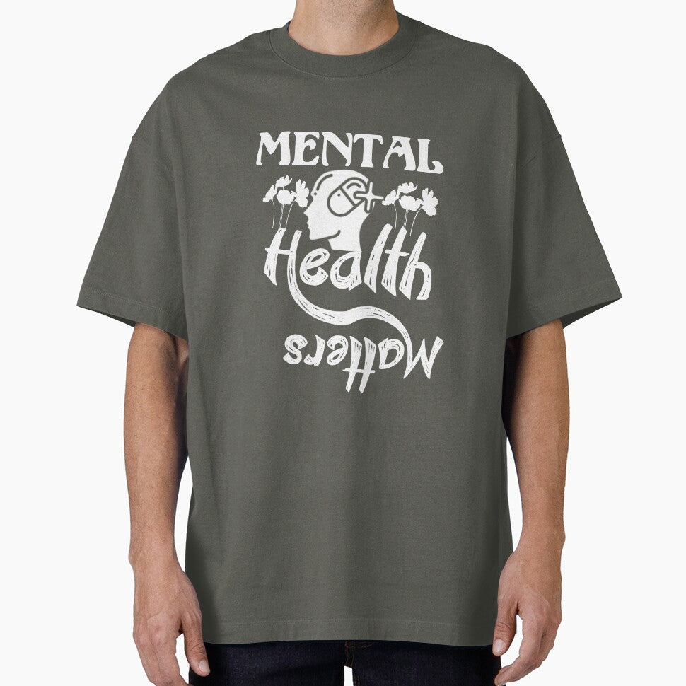 Mental health matters, original slogan,,V222. by Chakilogy T-Shirts, Hoodie, Sweatshirt | BlankRebels.com (Image 1)
