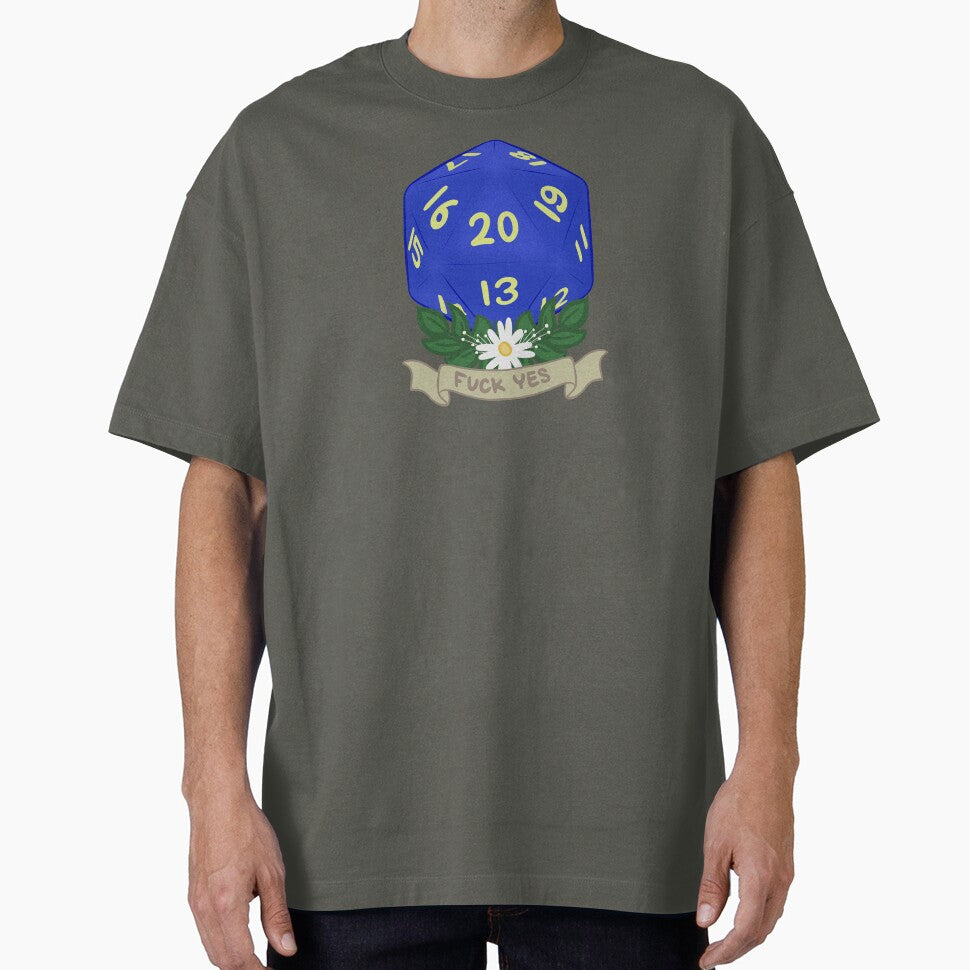 d20 Fuck Yes by rawrimamidget T-Shirts, Hoodie, Sweatshirt | BlankRebels.com (Image 1)
