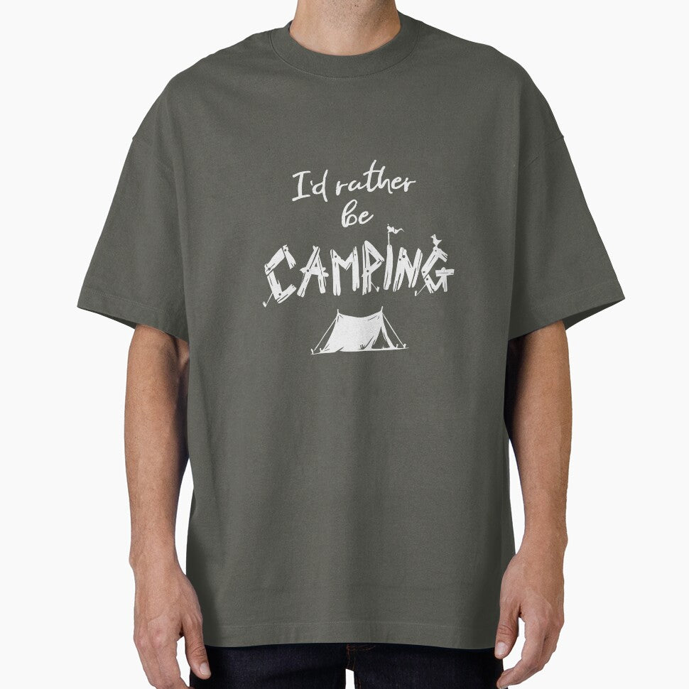 I'd rather be camping by firespriteuk T-Shirts, Hoodie, Sweatshirt | BlankRebels.com (Image 1)