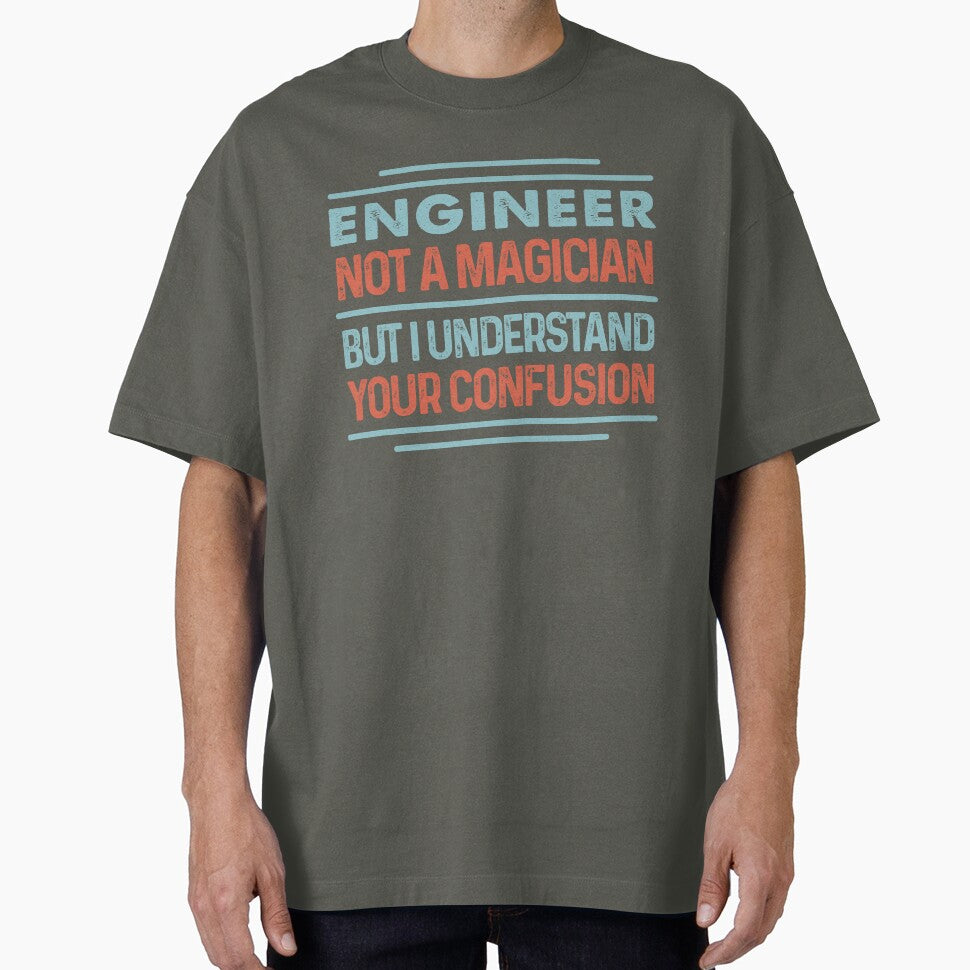 Engineer Not A Magician Sticker But I Understand Your Confusion - Funny Engineer Quote Gift Idea For Men and... (Image 1)