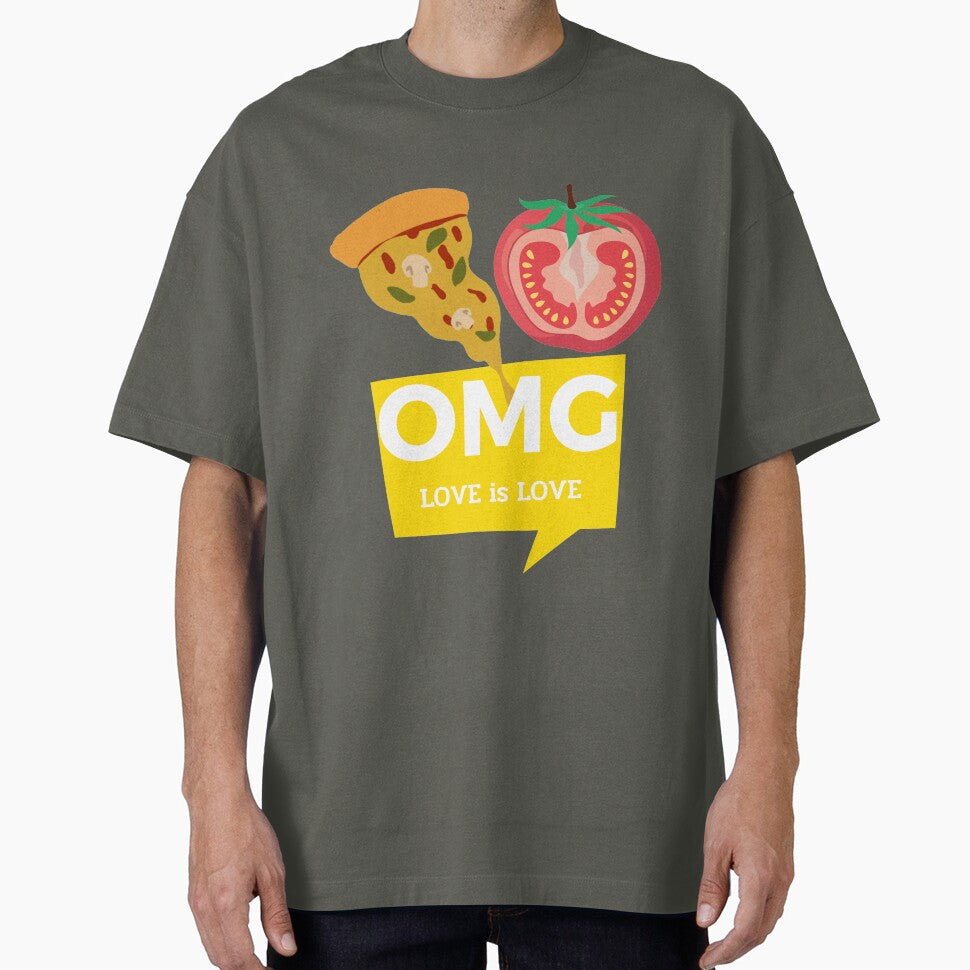 Love Is Love Tomato Pizza, foodie Pizza by plaiyshop T-Shirts, Hoodie, Sweatshirt | BlankRebels.com (Image 1)