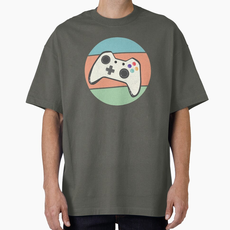 Retro White Game Controller by Desha001 T-Shirts, Hoodie, Sweatshirt | BlankRebels.com (Image 1)