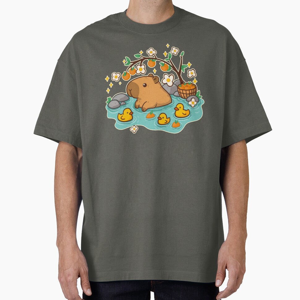 capybara springs by hunnydoll T-Shirts, Hoodie, Sweatshirt | BlankRebels.com (Image 1)