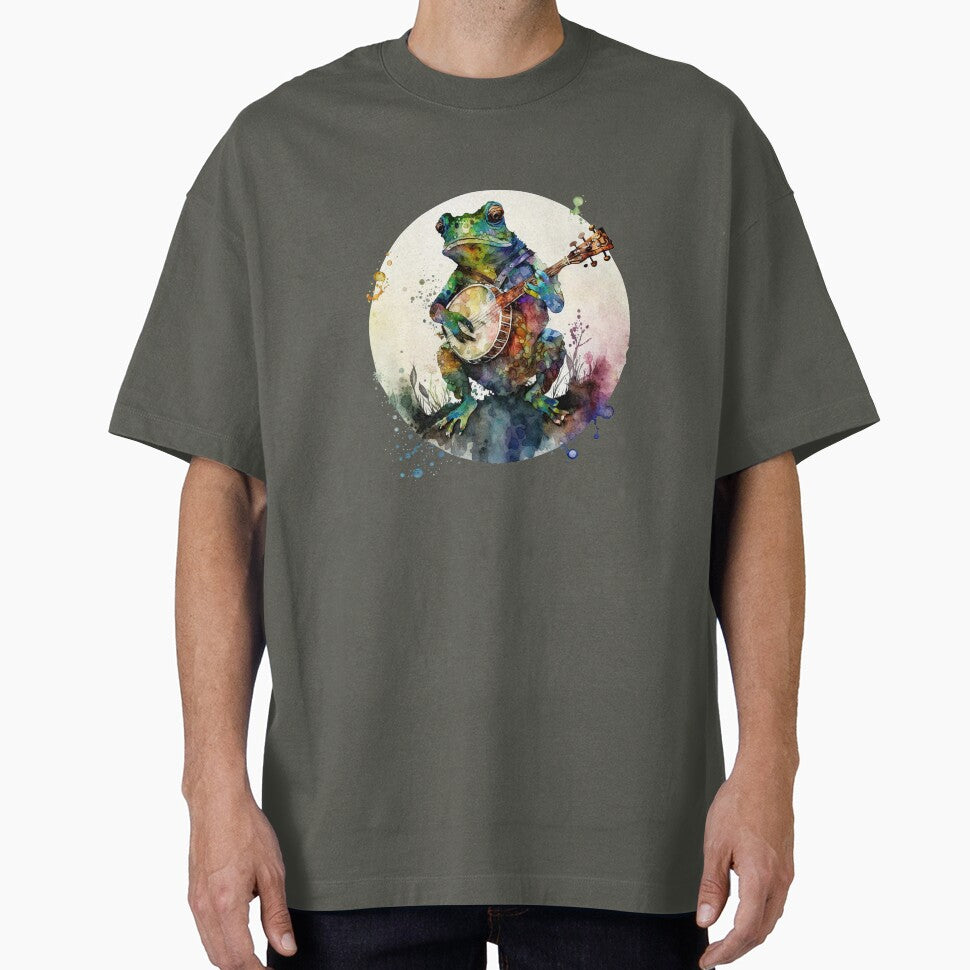 Frog Strummin': Get Hoppin' with the Frog Banjo Collection! by ThePurpleMelon T-Shirts, Hoodie, Sweatshirt (Image 1)