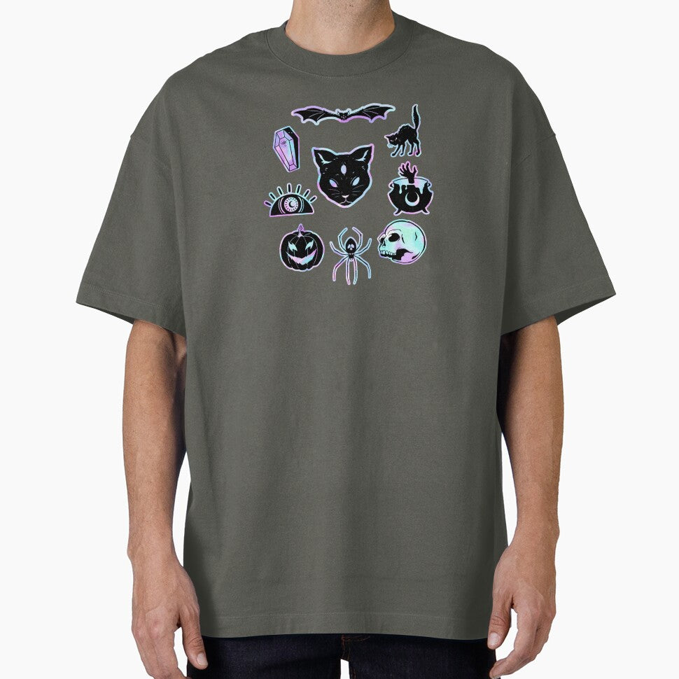 Mystic Hologram Halloween Pattern by Jessieadel T-Shirts, Hoodie, Sweatshirt | BlankRebels.com (Image 1)