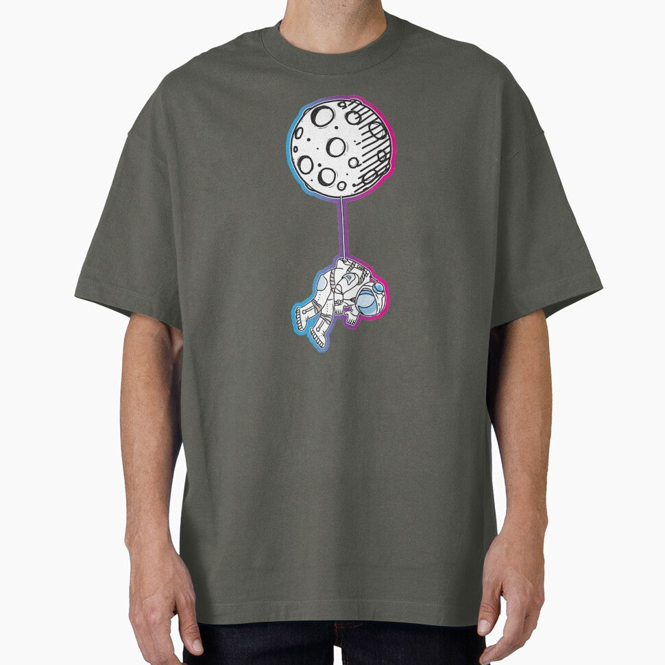 Astronaut Hanging by the Moon by Vin  Zzep T-Shirts, Hoodie, Sweatshirt | BlankRebels.com (Image 1)