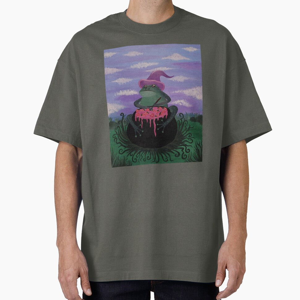 Frog, strawberry soup and the purple sky by jankta T-Shirts, Hoodie, Sweatshirt | BlankRebels.com (Image 1)