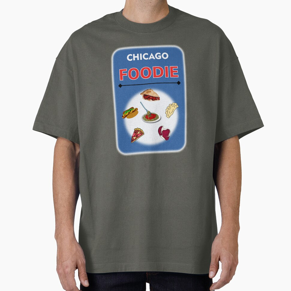 Chicago Foodie - Light Blue Background by ThisNThatImages T-Shirts, Hoodie, Sweatshirt | BlankRebels.com (Image 1)