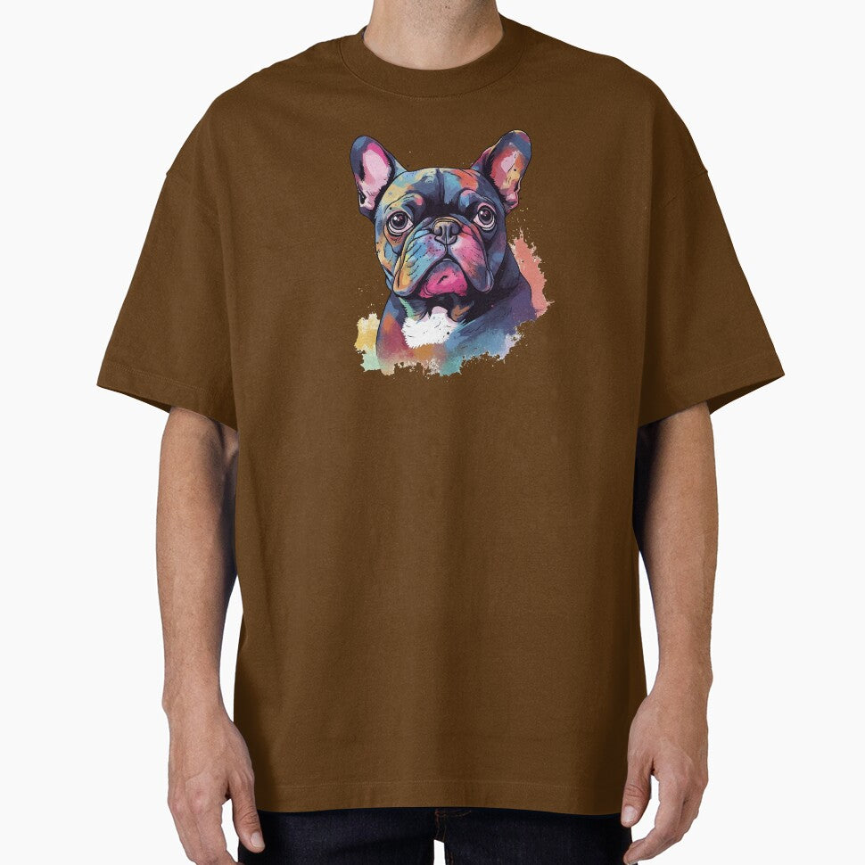 Watercolor French Bulldog T-Shirts, Hoodie, Sweatshirt