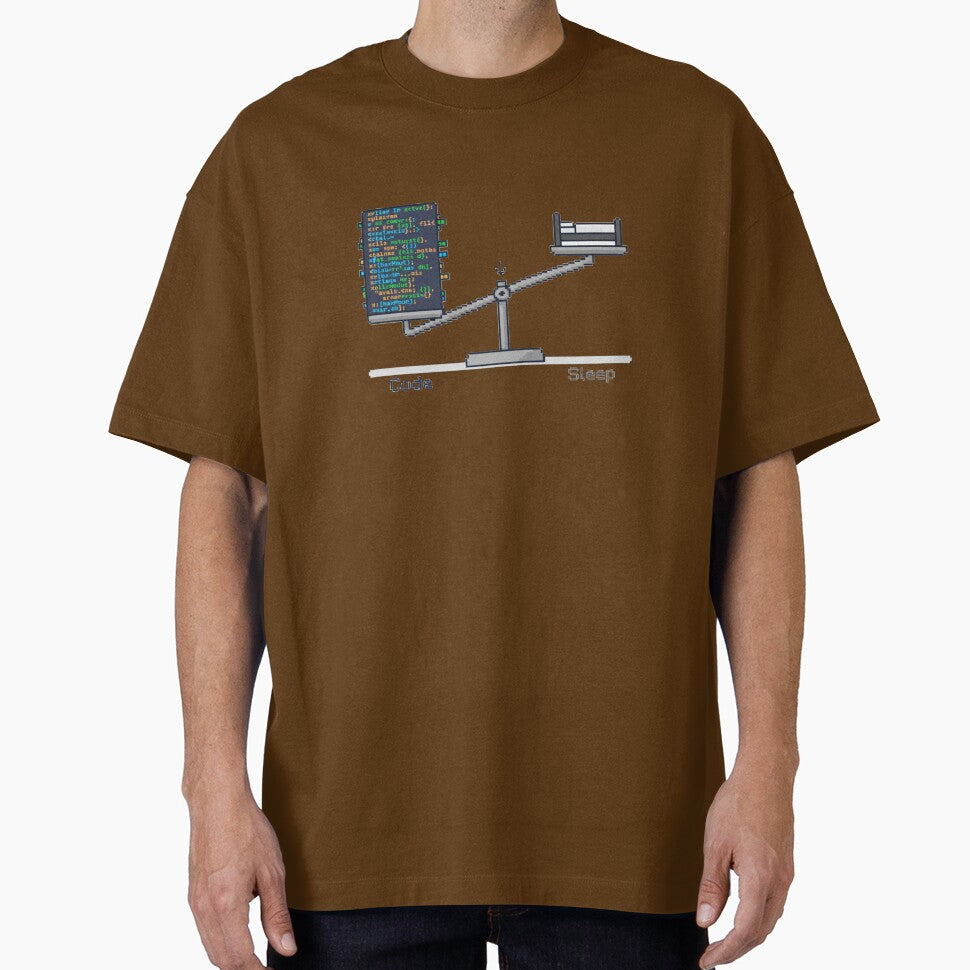 Code Is Greater Than Sleep Art by WiserShop T-Shirts, Hoodie, Sweatshirt | BlankRebels.com (Image 1)