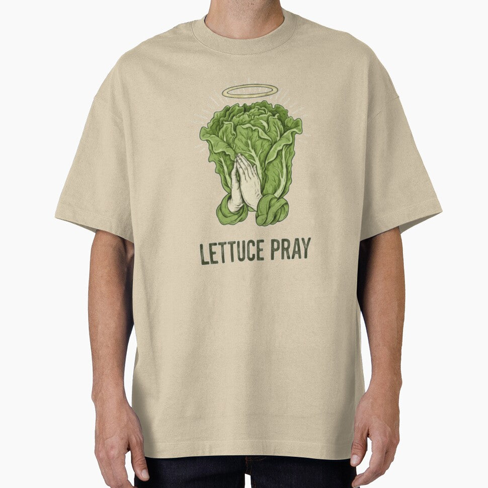 ​Lettuce Pray - Funny Vegetable Pun by Pugs N Puns